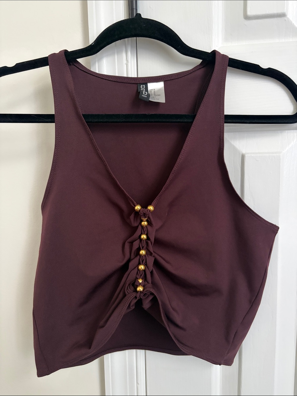 H&M brown V-Neck Tank